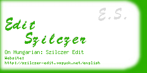 edit szilczer business card